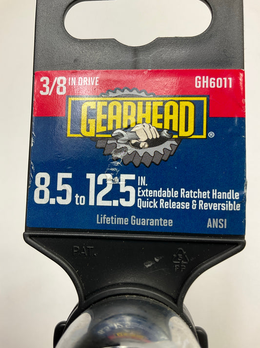 Gearhead GH6011 Extendable Ratchet Handle 8.5-12.5'' - 3/8'' Drive