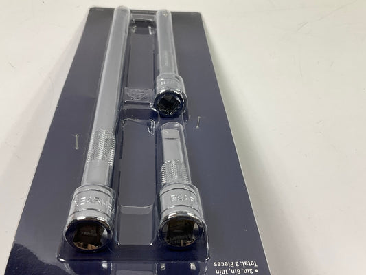 Gearhead GH6075 3/8'' Drive Extension Bar Set, 3-Piece
