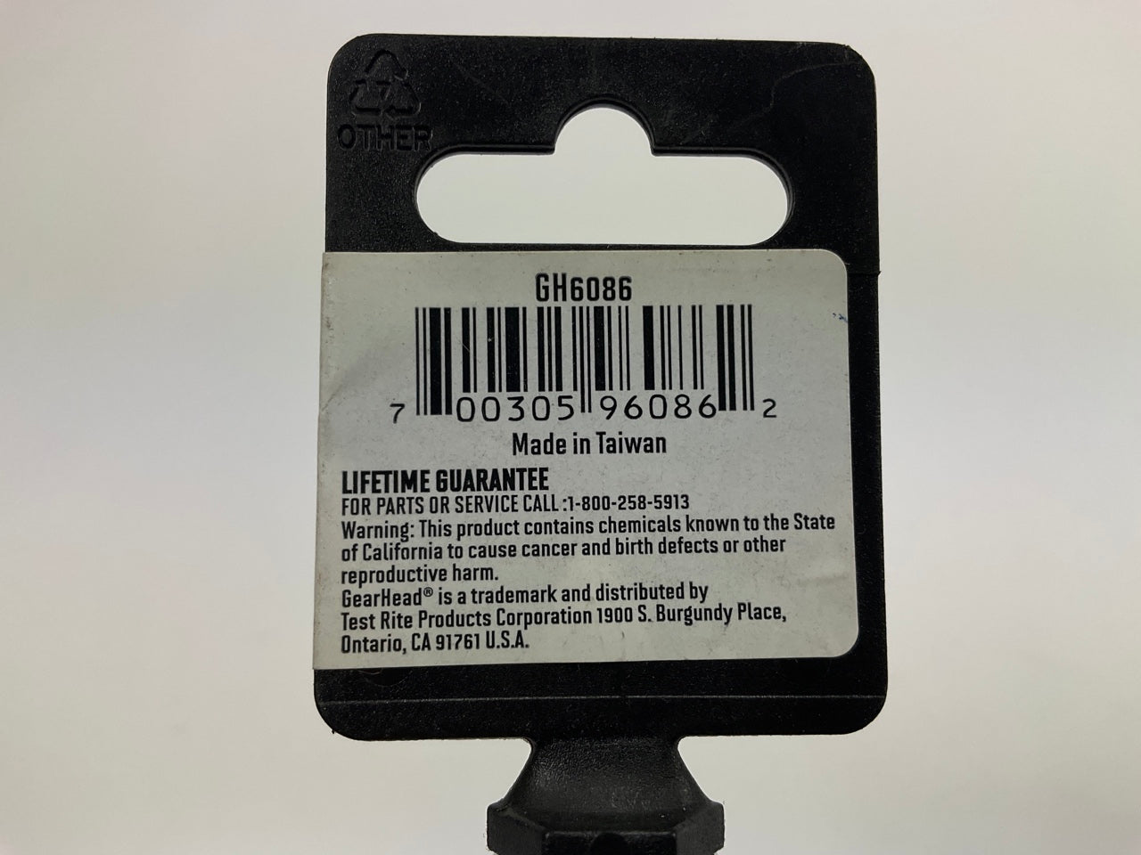Gearhead GH6086 3/8'' Drive X 10'' Wobble Extension Bar