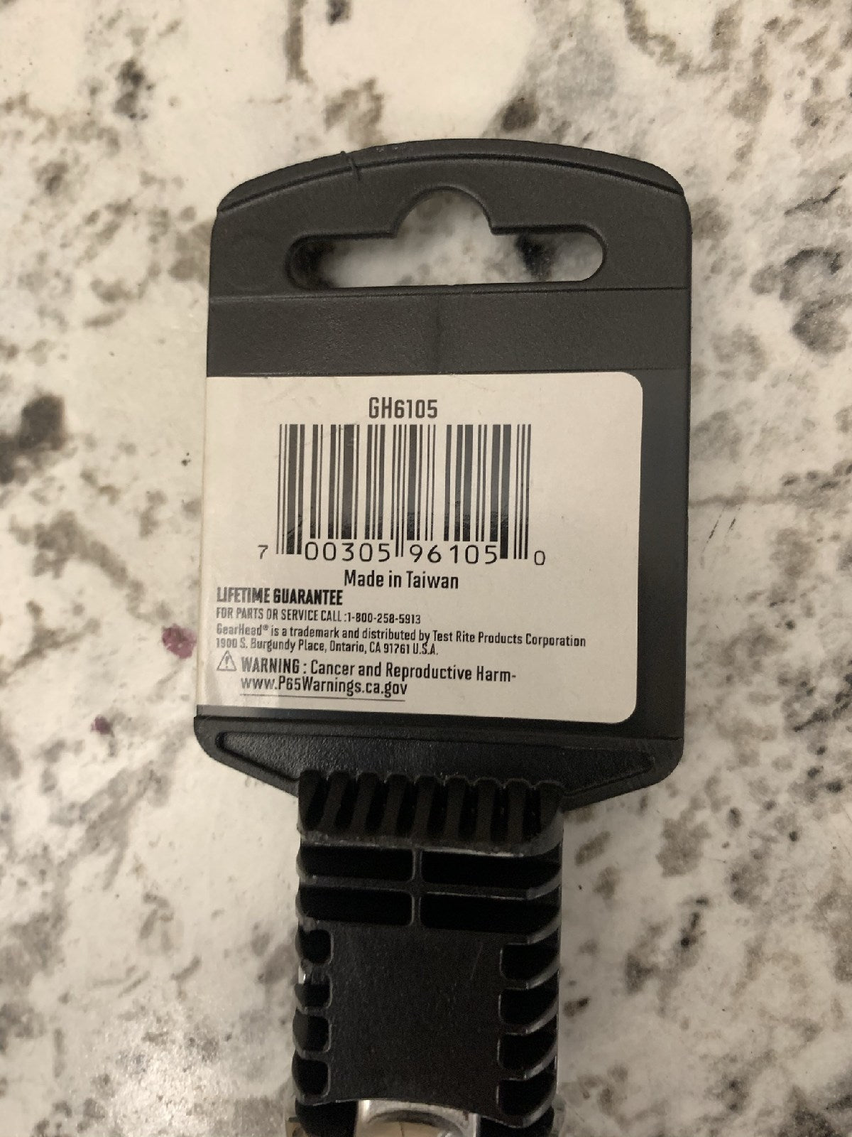 Gearhead GH6105 Breaker Bar 1/2'' Drive Extendable Flex Handle, 16'' To 24''
