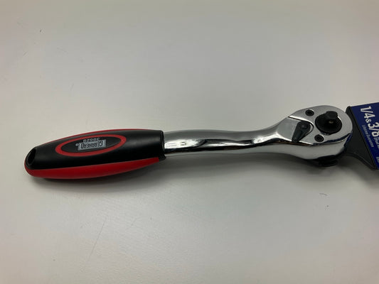 Gearhead GH6217 1/4'' & 3/8'' Dual Drive Offset Soft Handle Ratchet