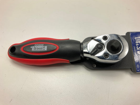 Gearhead GH6222 1/4'' & 3/8'' Dual Drive Stubby Socket Ratchet Wrench