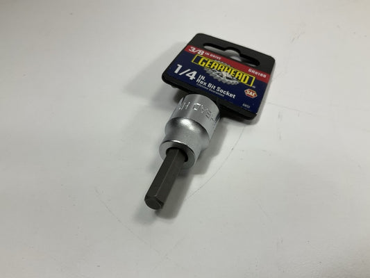 Gearhead GH8188 3/8'' Drive 1/4'' Hex Bit Socket