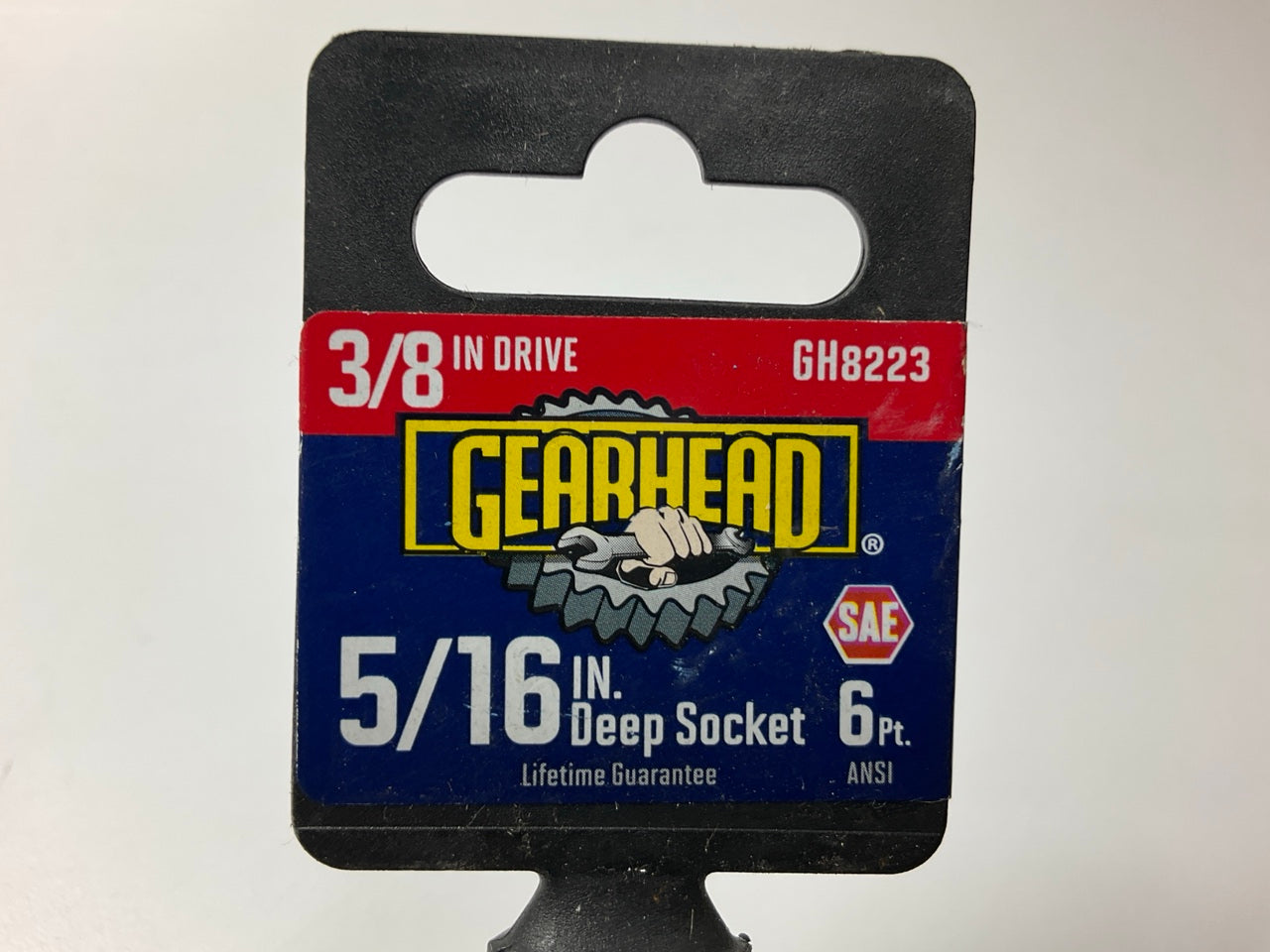 Gearhead GH8223 3/8'' Drive, 6 Point, 5/16'' Deep Socket