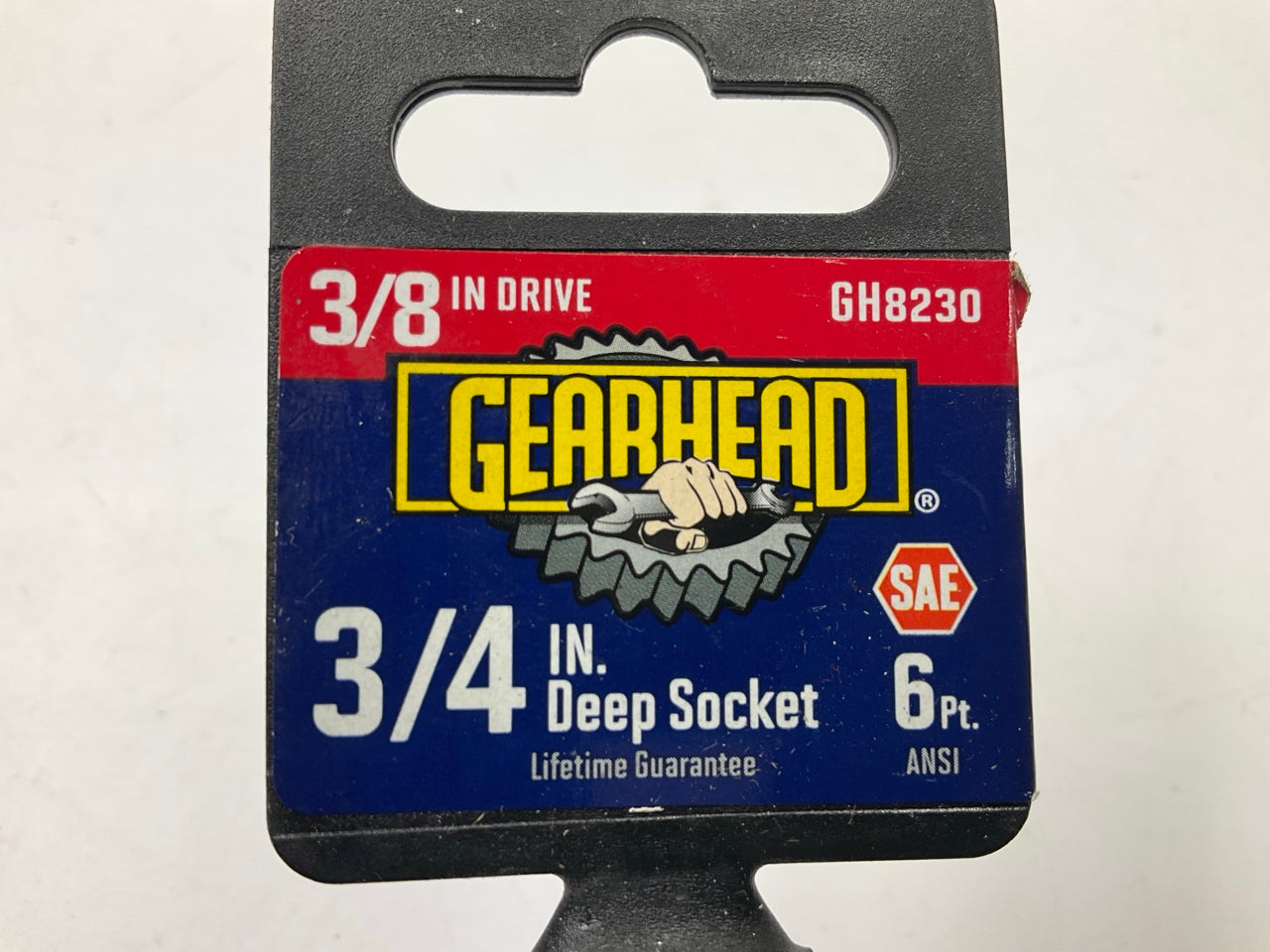 Gearhead GH8230 3/8'' Drive X 3/4 In Deep SAE 6 Point Socket