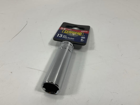 Gearhead GH8240 3/8'' Drive, 6 Point, 13mm Deep Socket