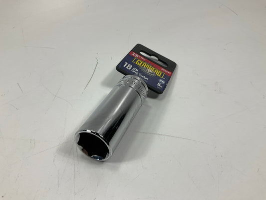 Gearhead GH8245 3/8'' Drive, 6 Point, 18mm Metric Deep Socket