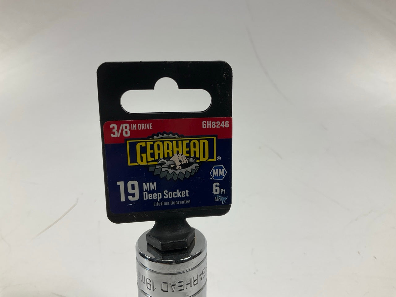 Gearhead GH8246 3/8'' Drive, 6 Point, 19mm Metric Deep Socket