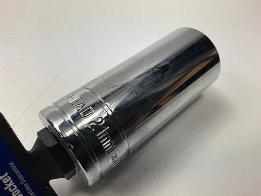 Gearhead GH8248 3/8'' Drive, 6 Point, 21mm Metric Deep Socket