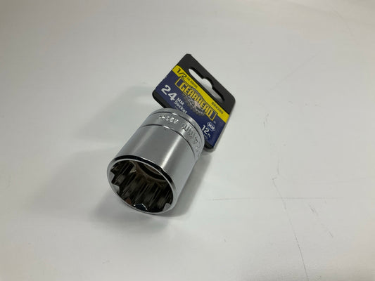 Gearhead GH8280 1/2 Drive, 12 Point, 24mm Metric Socket