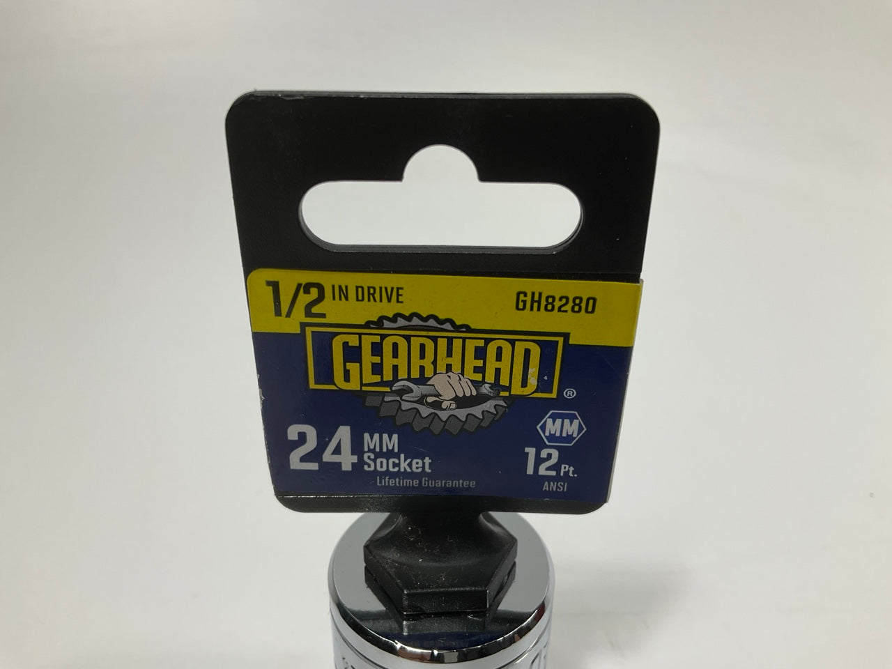 Gearhead GH8280 1/2 Drive, 12 Point, 24mm Metric Socket