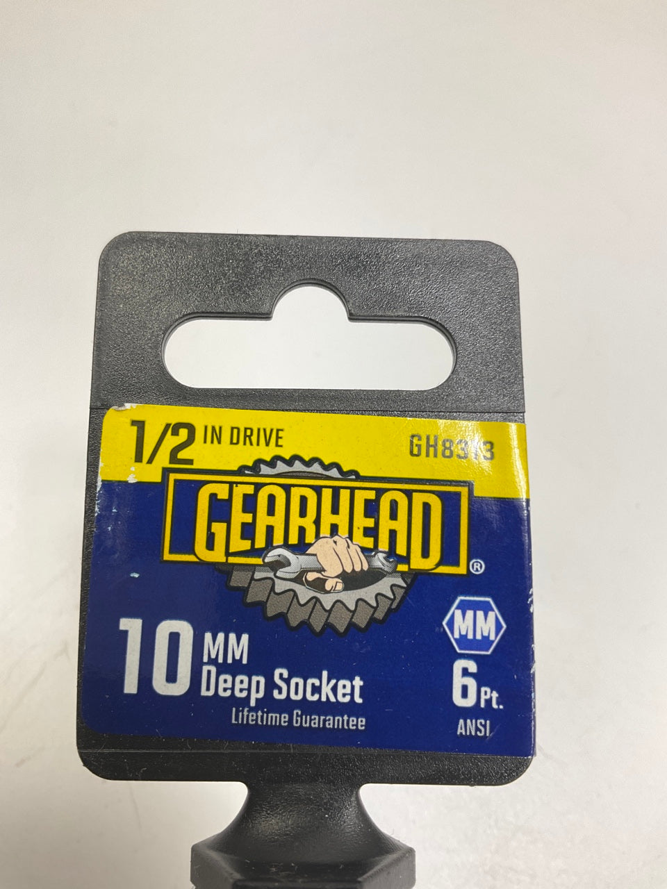 Gearhead GH8313 1/2'' Drive, 6 Point, 10mm Deep Socket