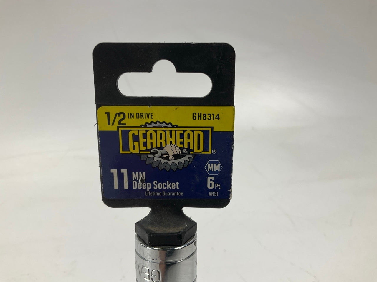 Gearhead GH8314 1/2'' Drive, 6 Point, 11mm Metric Deep Socket