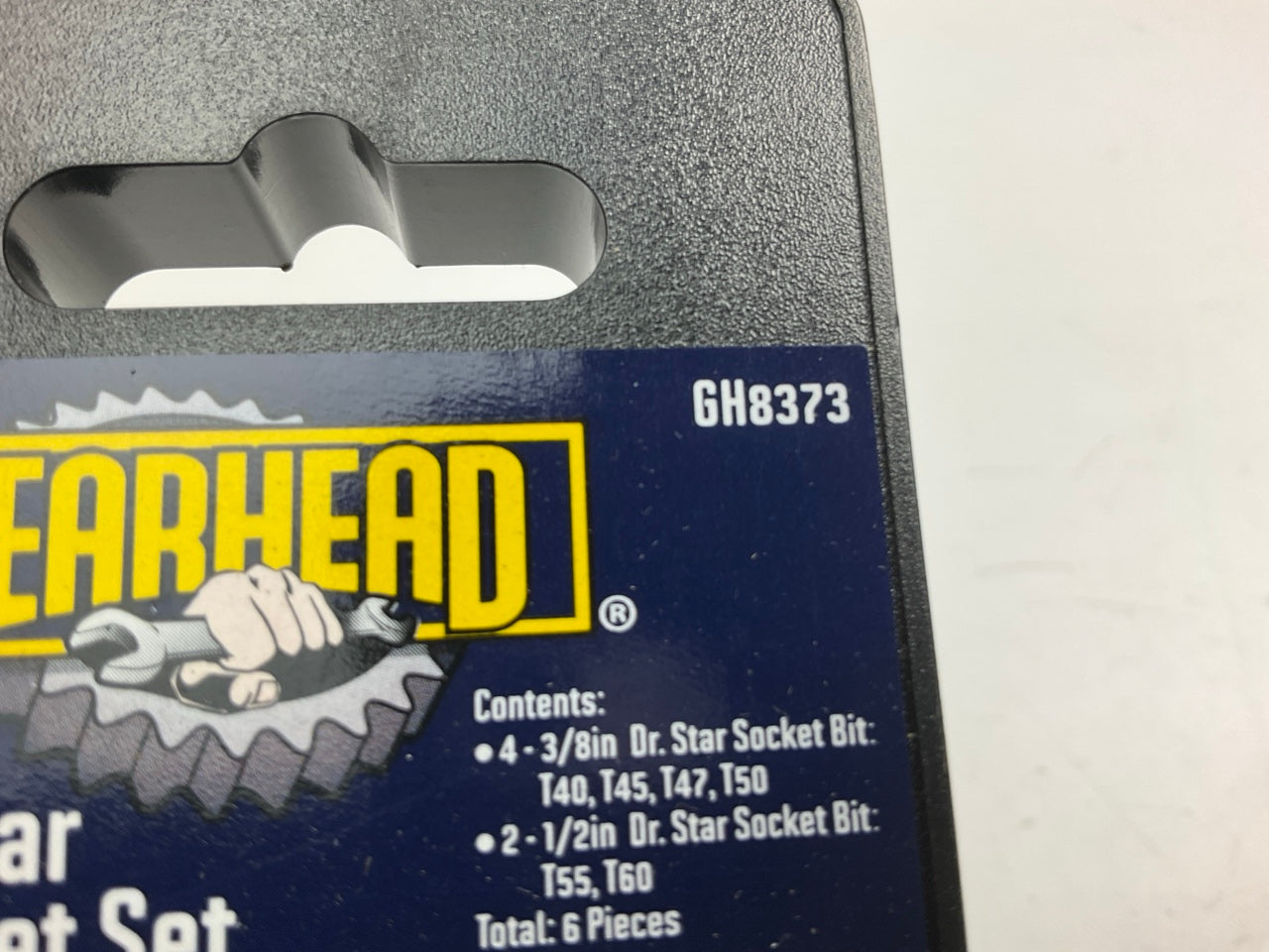 Gearhead GH8373 3/8'' & 1/2'' Drive Star Bit Socket Set, 6-Piece