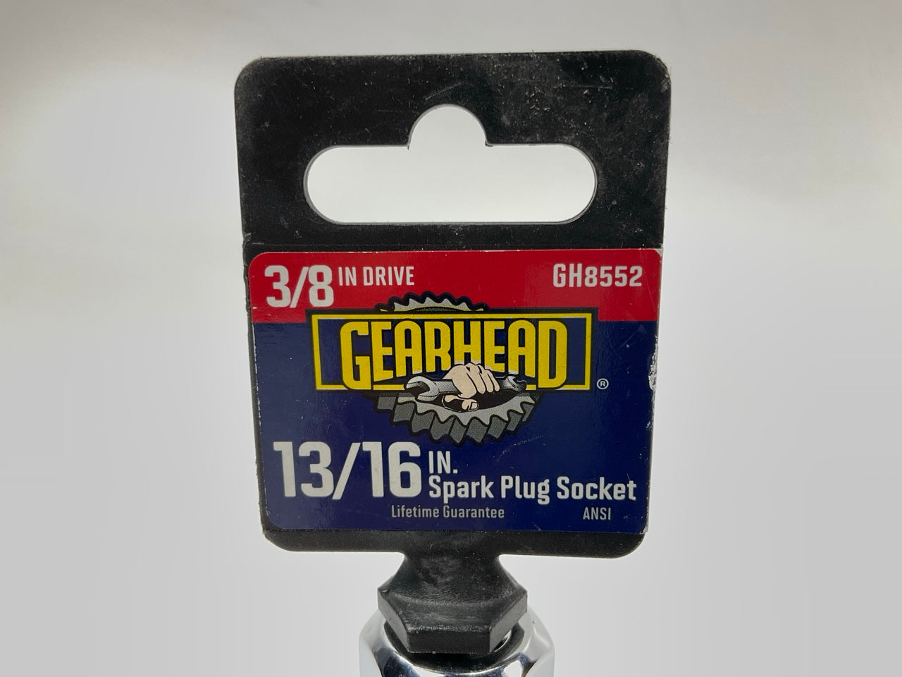 Gearhead GH8552 3/8'' Drive, 13/16'' Spark Plug Socket