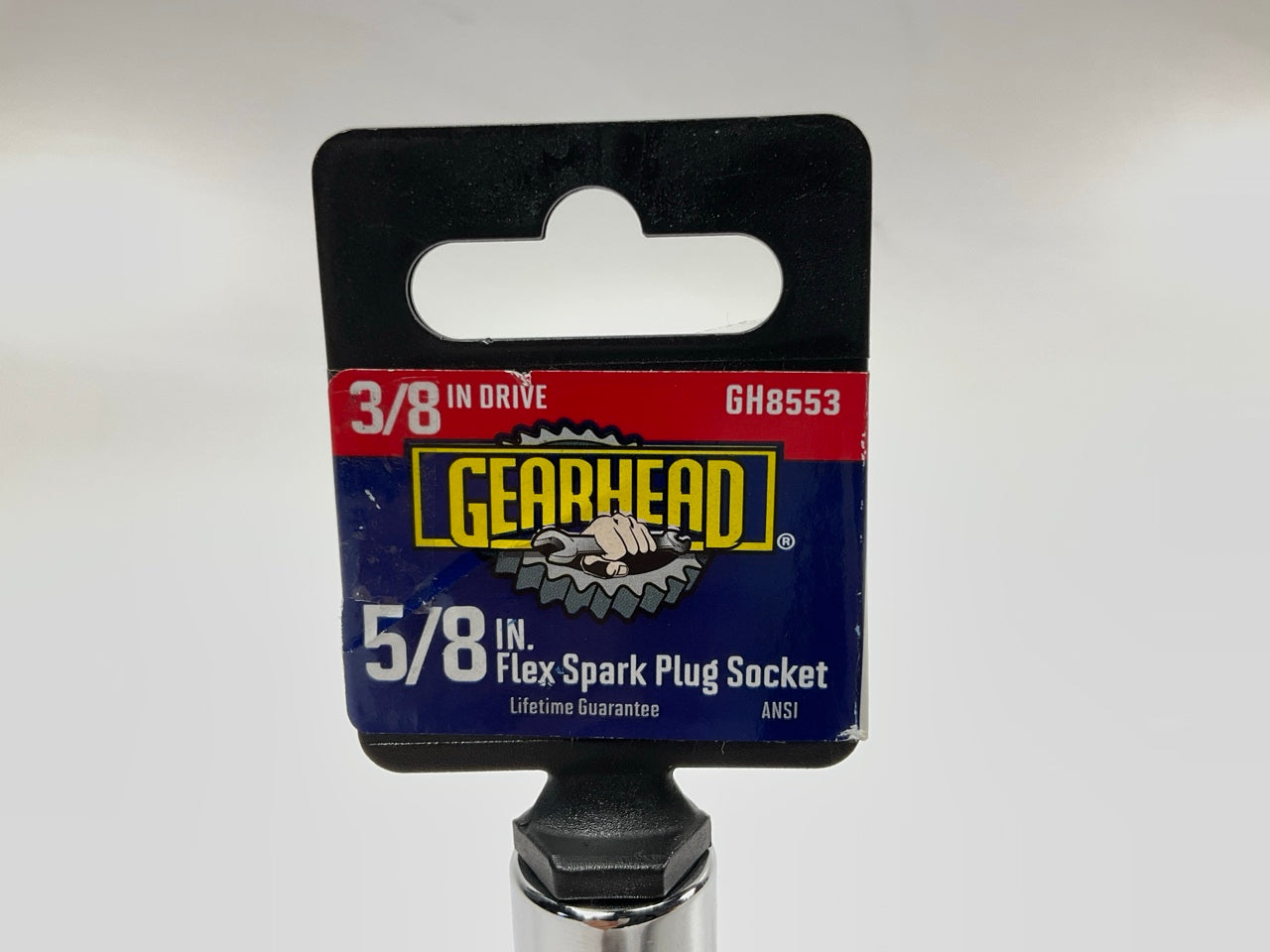 Gearhead GH8553 3/8'' Drive, 5/8'' Flex Spark Plug Socket