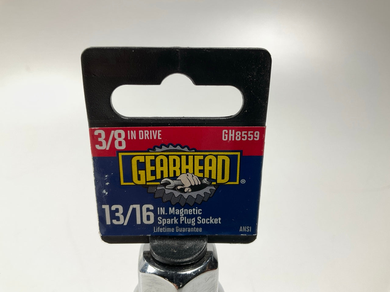 Gearhead GH8559 3/8'' Drive, 13/16'' Magnetic Spark Plug Socket