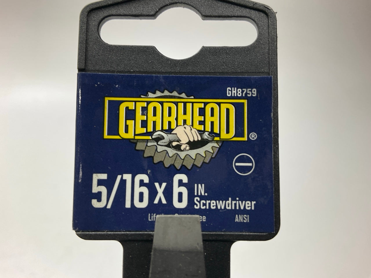 Gearhead GH8759 5/16'' Flat Blade X 6'' Screwdriver