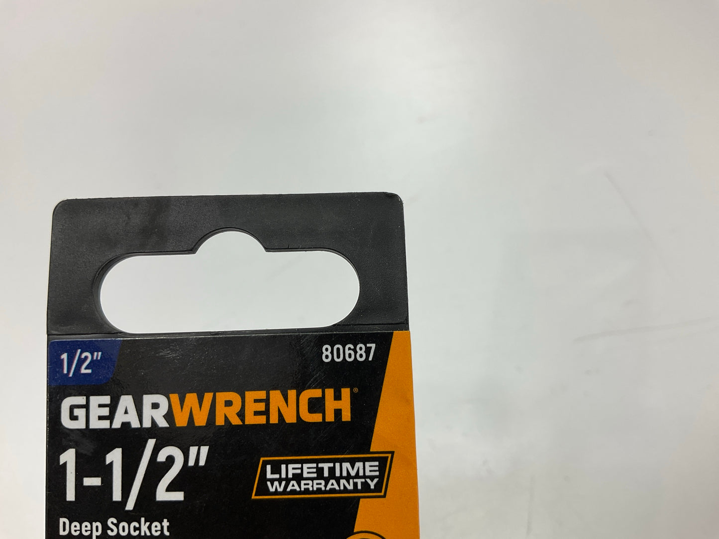 GearWrench 80687 1-1/2'' DEEP 12-Pt Socket, 1/2'' Drive