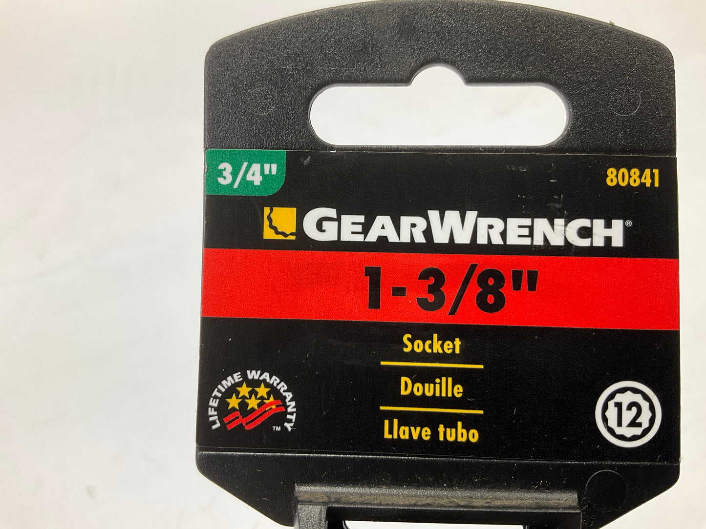 GearWrench 80841 3/4'' Drive 1-1/4'' Socket, 12 Point