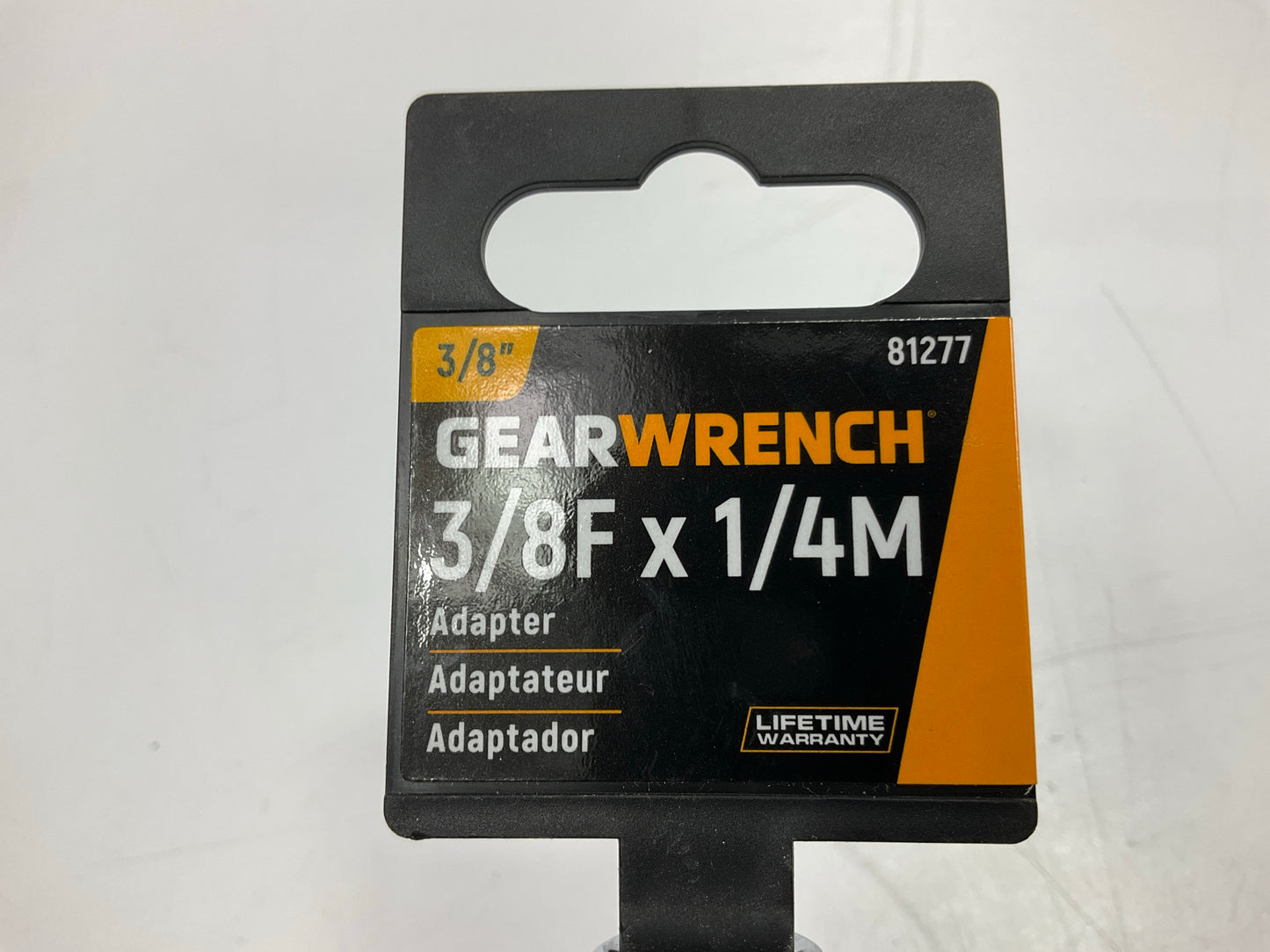 Gearwrench 81277 3/8'' Drive 3/8'' Female X 1/4'' Male Adapter