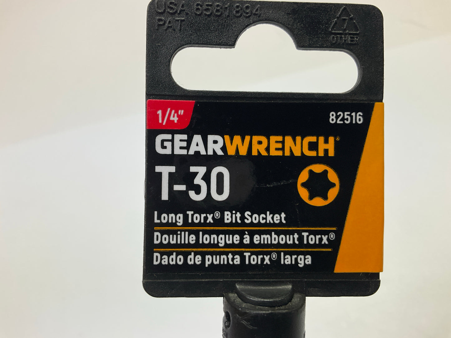 GEARWRENCH 82516 1/4'' Drive Long Torx Bit Socket T30