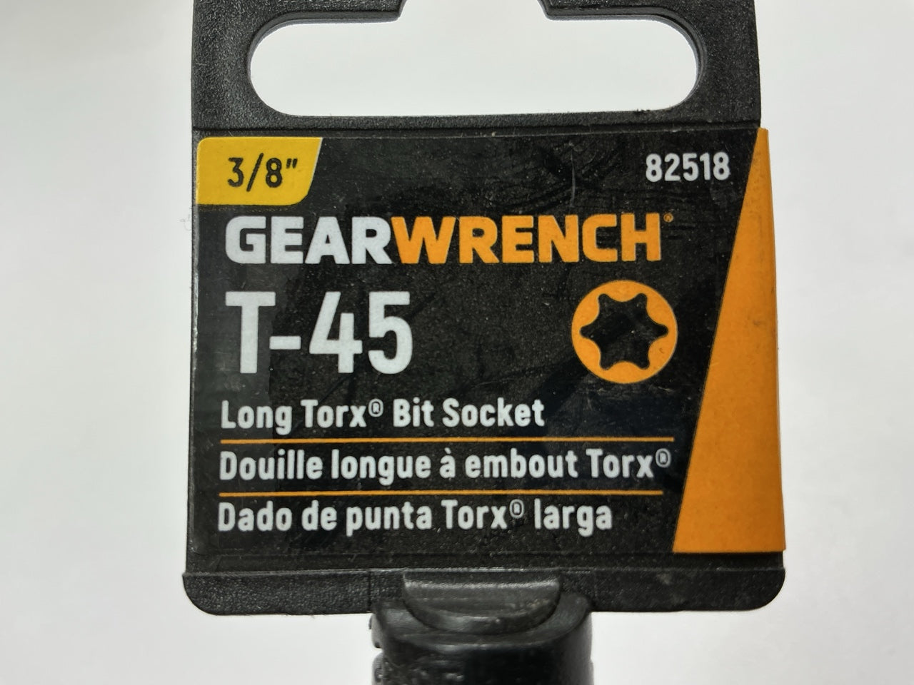 Gearwrench 82518 3/8'' Drive Long Torx Bit Socket T45