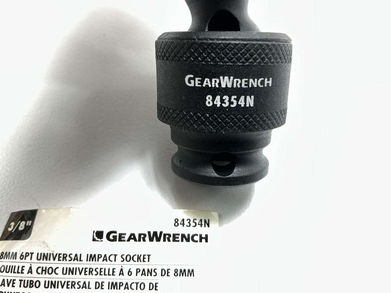 Gearwrench 84354N 3/8'' Drive Universal Impact Metric Socket 8mm