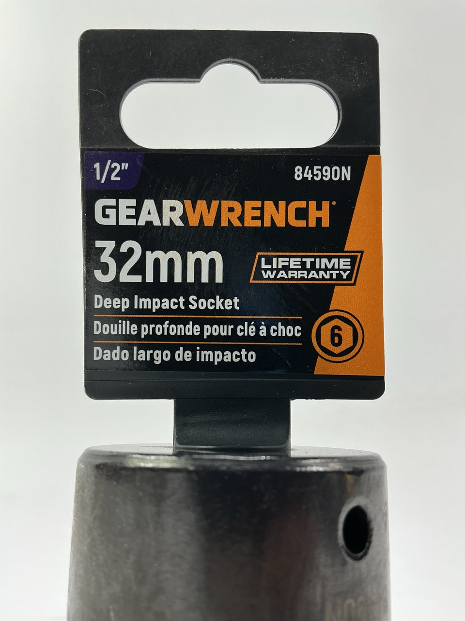 Gearwrench 84590N - 32mm - 1/2'' Drive 6 Point Deep Impact Socket