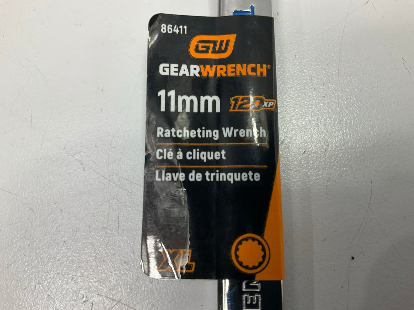 Gearwrench 86411 11mm 120XP Universal Spline XL Ratcheting Combination Wrench