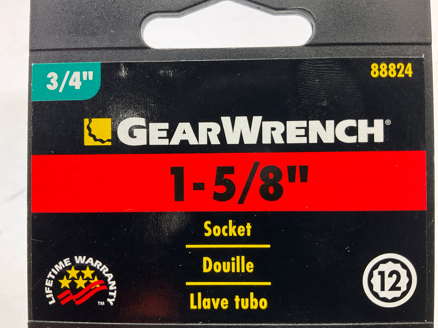 GearWrench 88824 1-5/8'' Socket - 3/4'' Drive