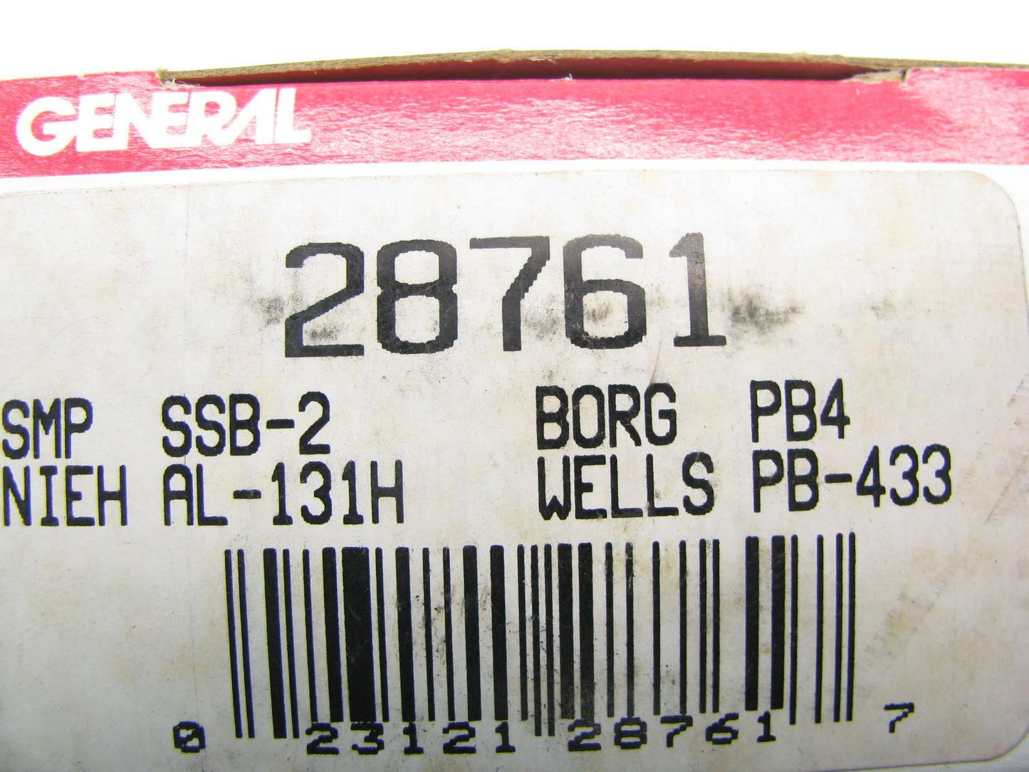 General 28761 Starter Push Button Momentary Switch - 2 Terminal 5/8'' Hole