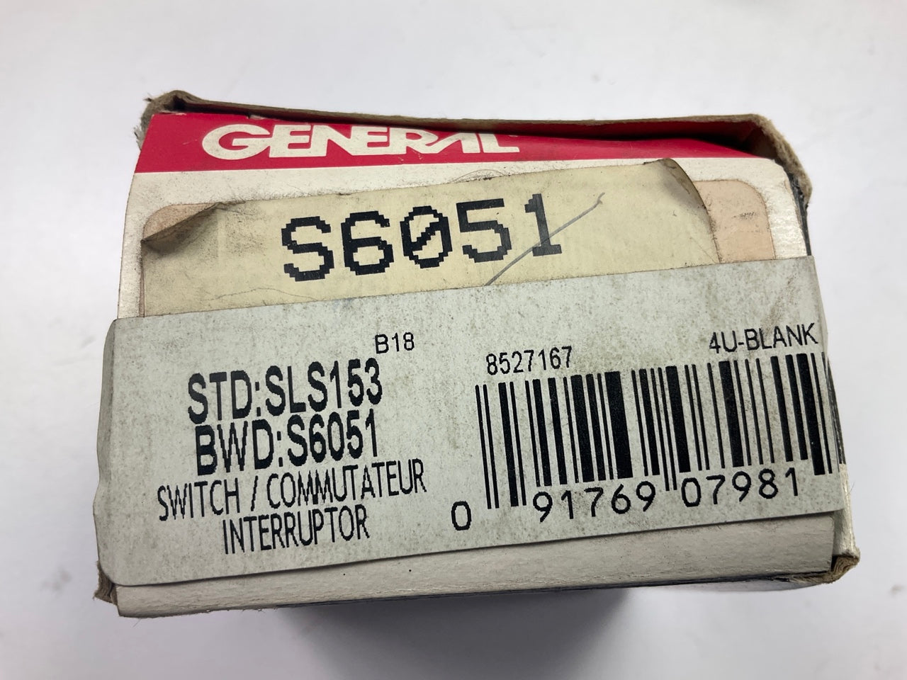 General S6051 Brake Light Lamp Switch