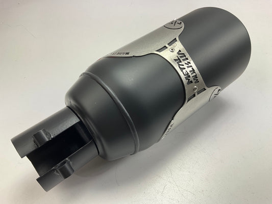 Gibson 61-1046 Mulisha Exhaust Tip, Slant Cut, 2-1/2'' Inlet, 5'' Outlet, 12'' Long