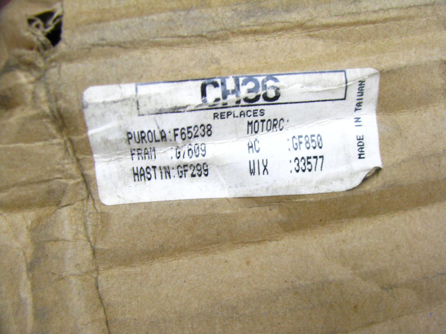 GKI CH36 Fuel Filter For 1996-2000 Town & Country, Grand Caravan, Grand Voyager