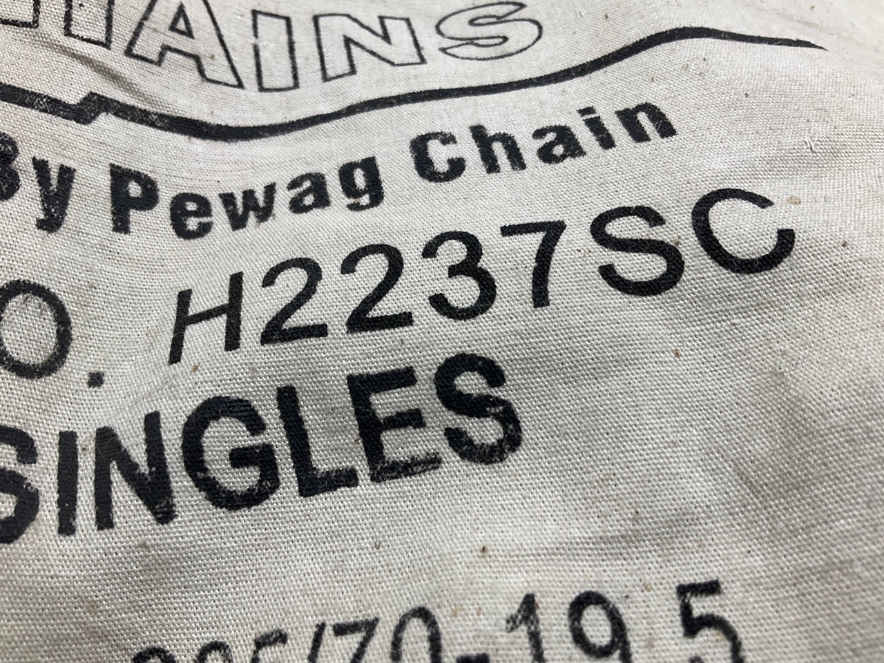 Glacier Chains H2237SC Tire Snow Chain PAIR 265/70-19.5, 7.50-20, 8-22.5 9.00-16