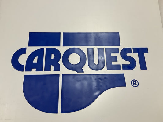 Polyguard 2430PSWCQ Mud Flap, 24'' X 30'' X 3/16'', White, With ''CARQUEST'' Logo