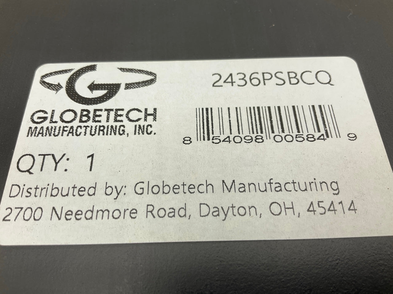 (2) Globetech 2436PSBCQ HD Truck Splash Guard / Mud Flap 24''x36''x3/16'', Black