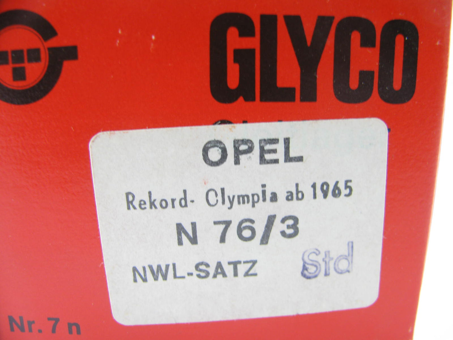 Glyco N76/3 Engine Camshaft Bearings For 1968-1975 Opel 1.5L 1.9L-L4
