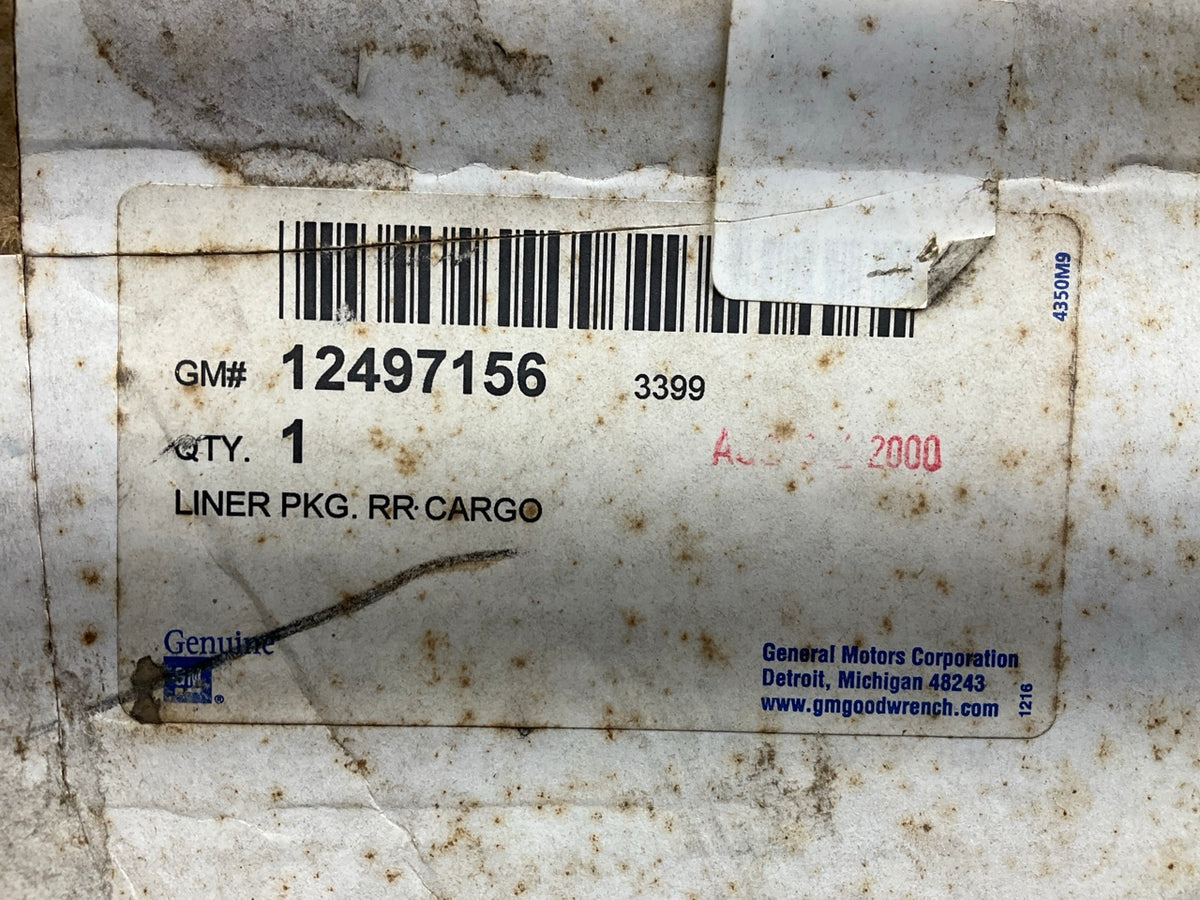 NEW - OEM GM 12497156 Cargo Area Liner For 01-06 Suburban Yukon XL