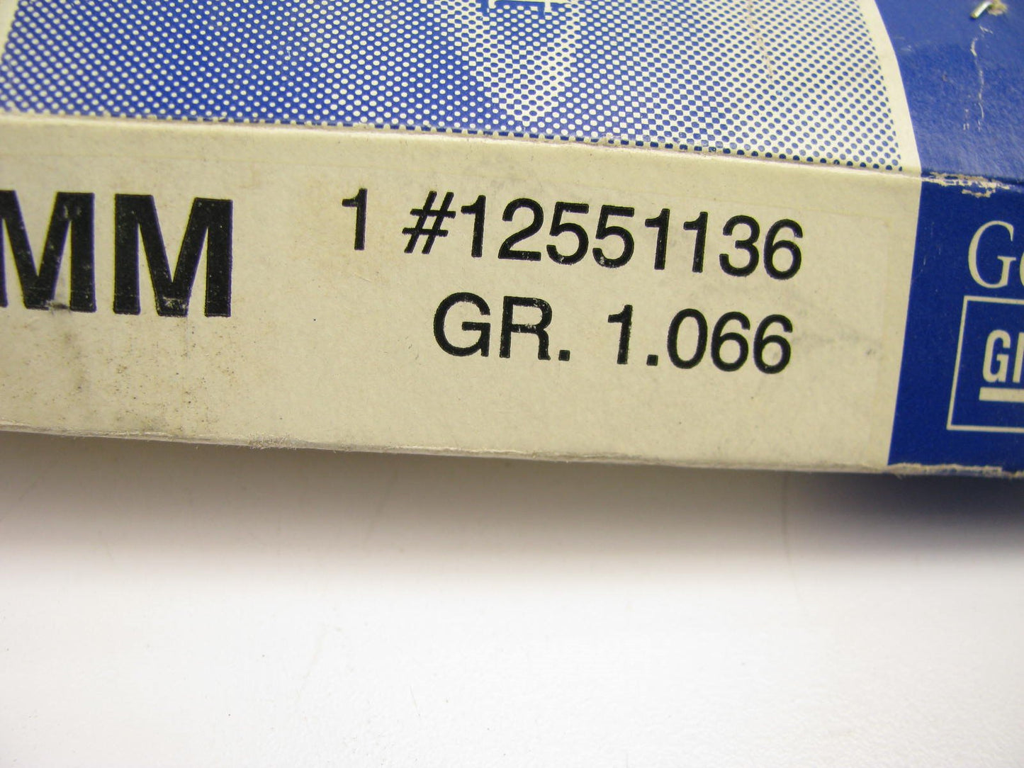 NEW GENUINE OEM GM 12551136 Serpentine Belt - 0.84'' X 93.985'' - 6 Ribs