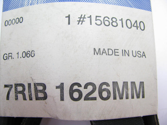 GM 15681040 Engine Drive Serpentine Belt For 1995-96 Chevy GMC P6000 6.6L DIESEL