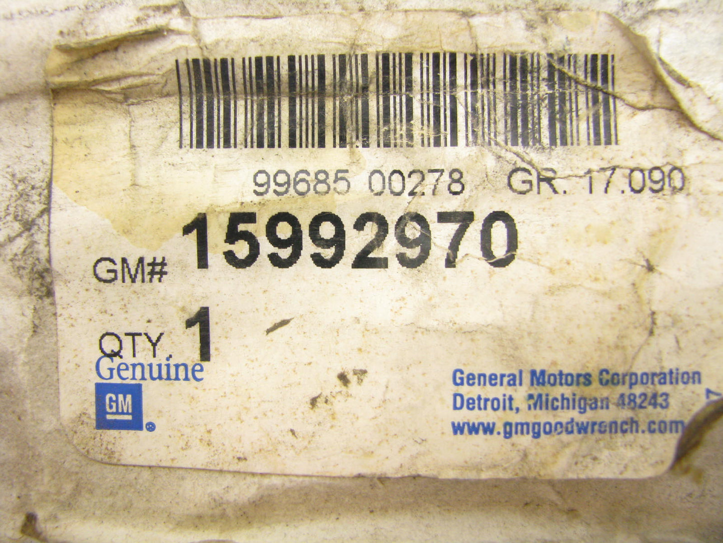 NEW GENUINE OEM GM 15992970 Tailgate Support Cable 1999-2007 Silverado Sierra