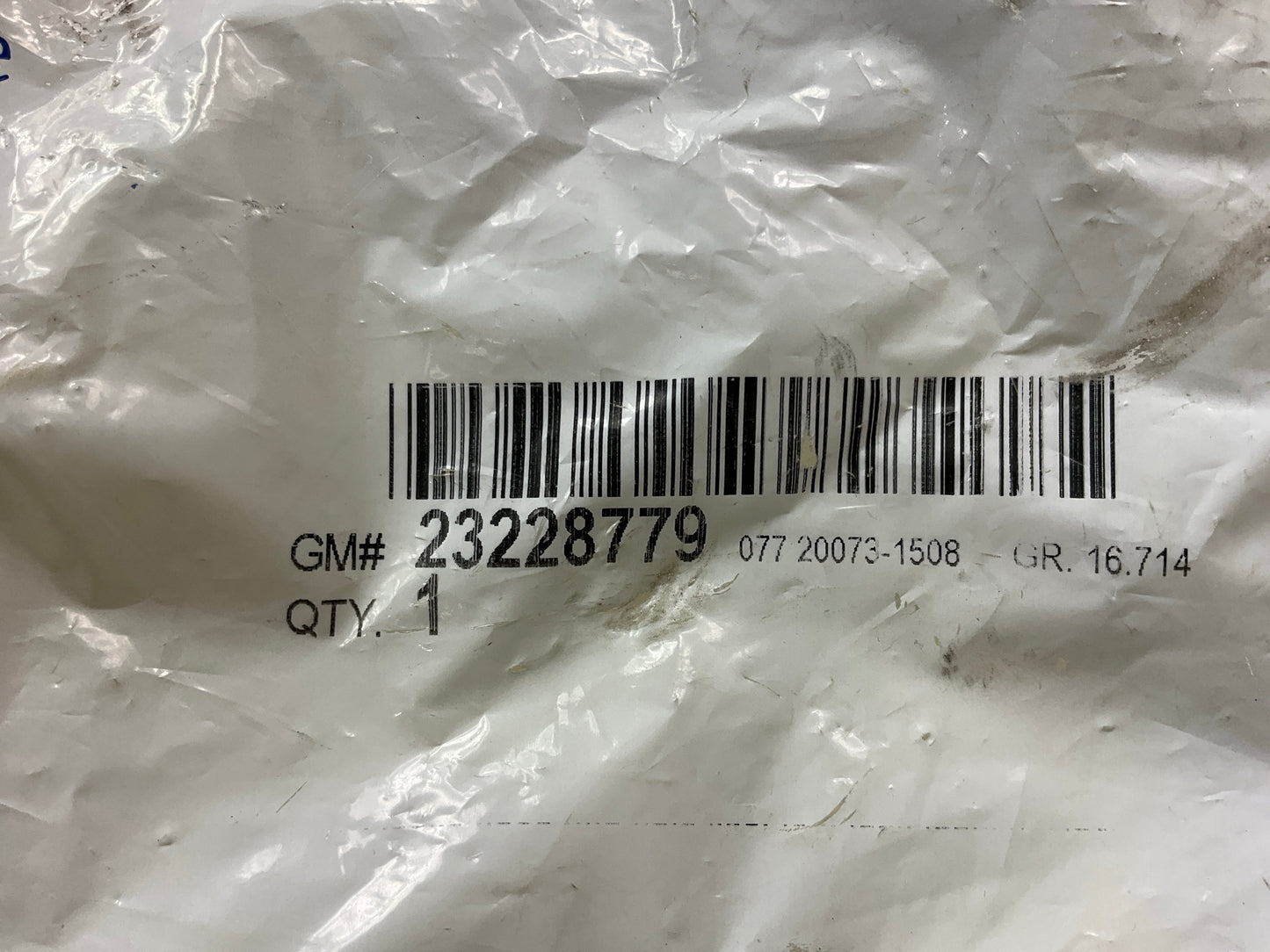 NEW - OEM GM 23228779 Front Left Outer Seat Cover