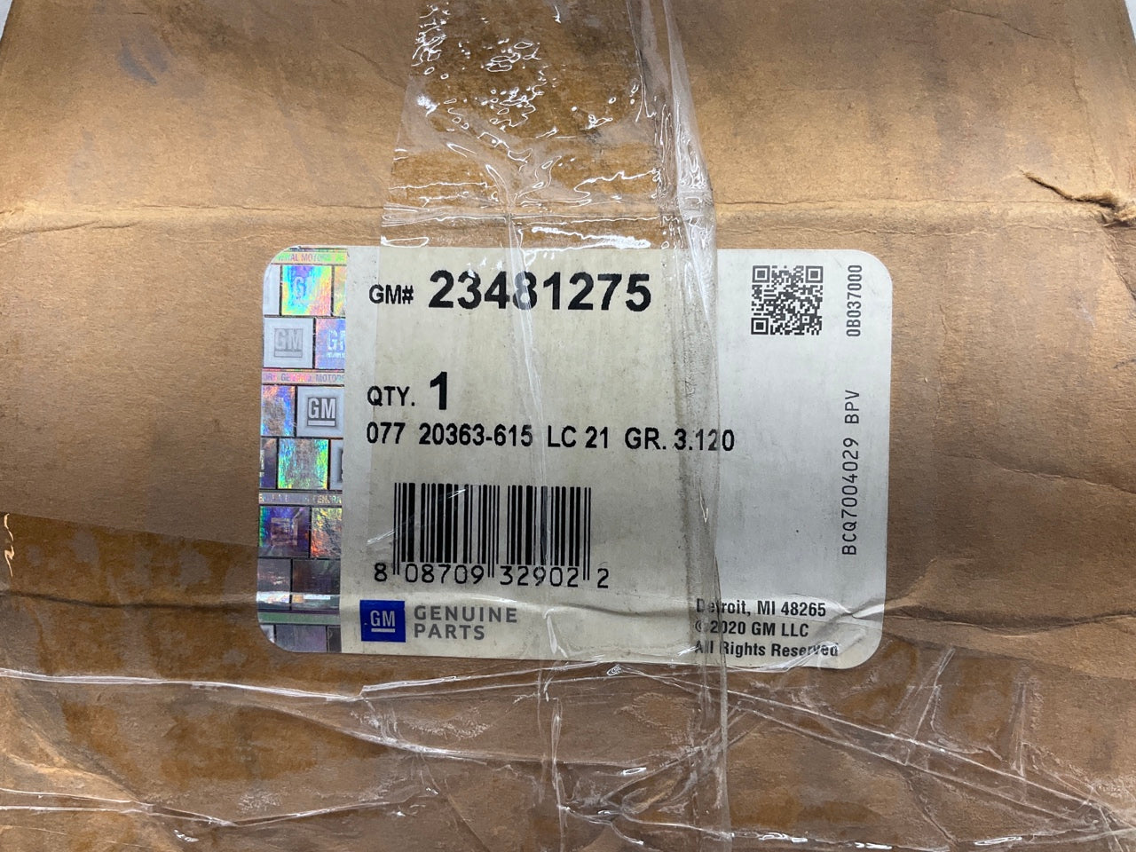 NEW - OEM GM 23481275 Vapor Canister Vent Valve