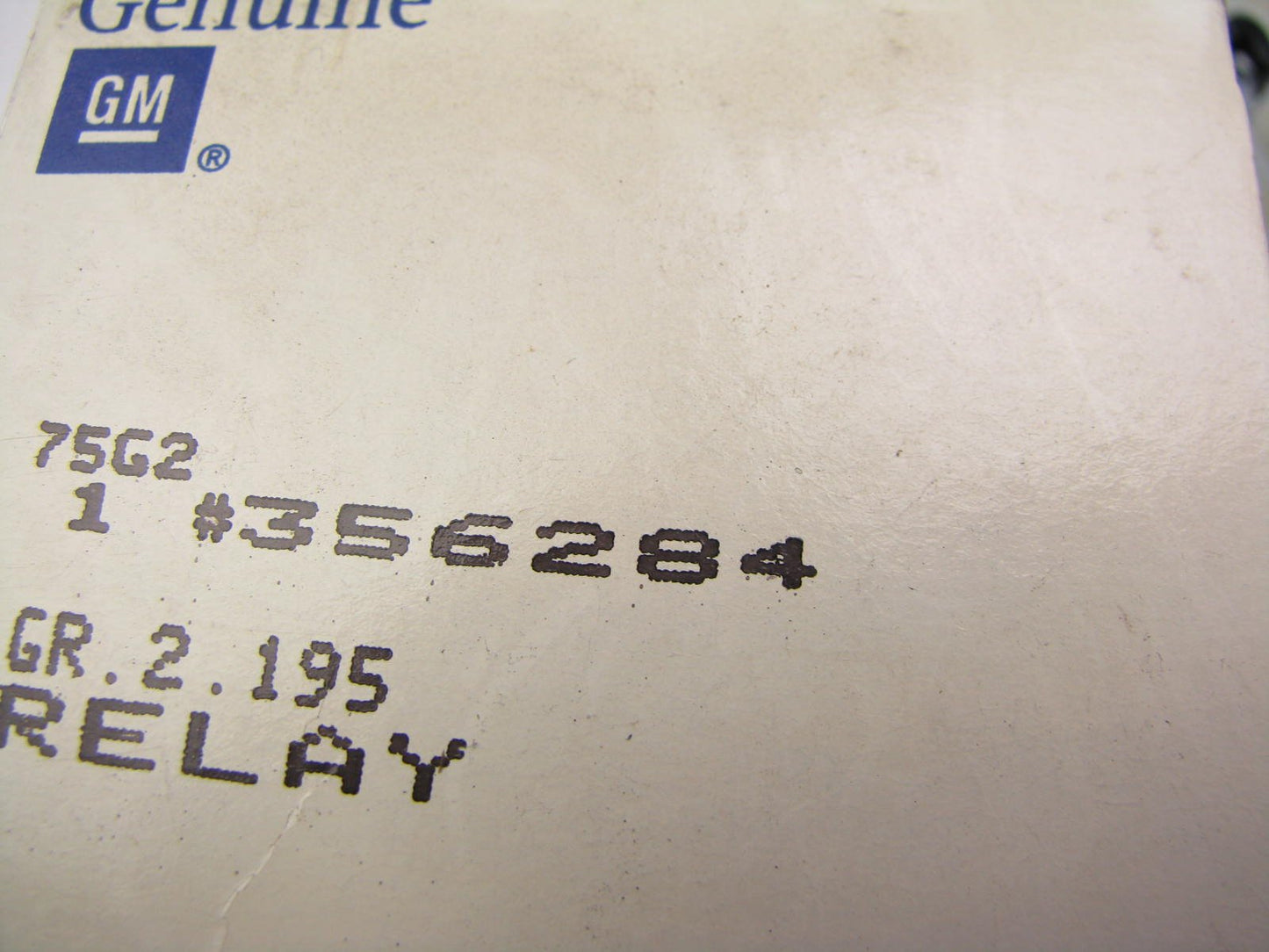 1977-1980 Corvette Alarm Relay NEW GENUINE OEM GM 356284