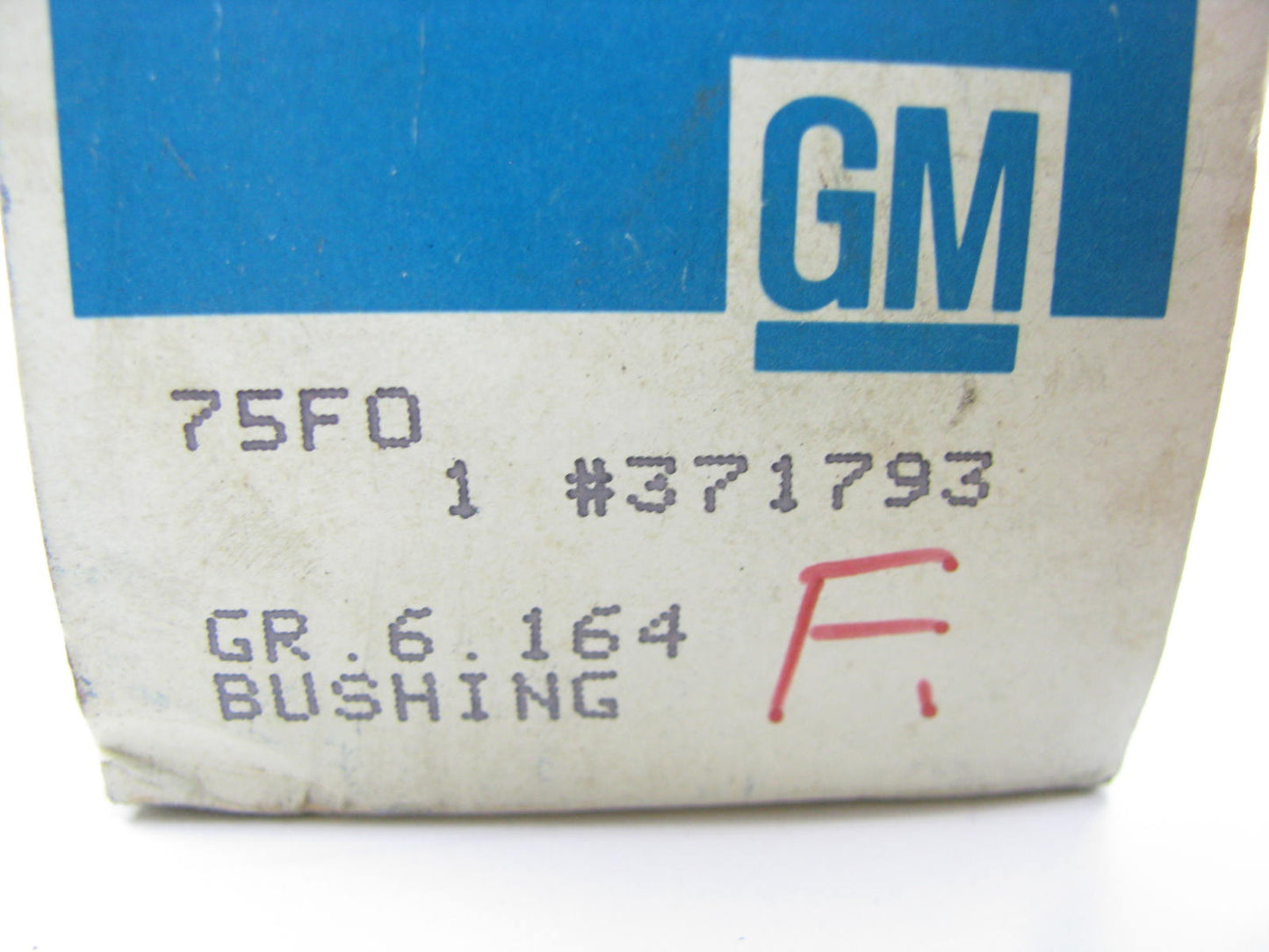 NEW GENUINE OEM Gm 371793 FRONT UPPER Suspension Control Arm Bushing