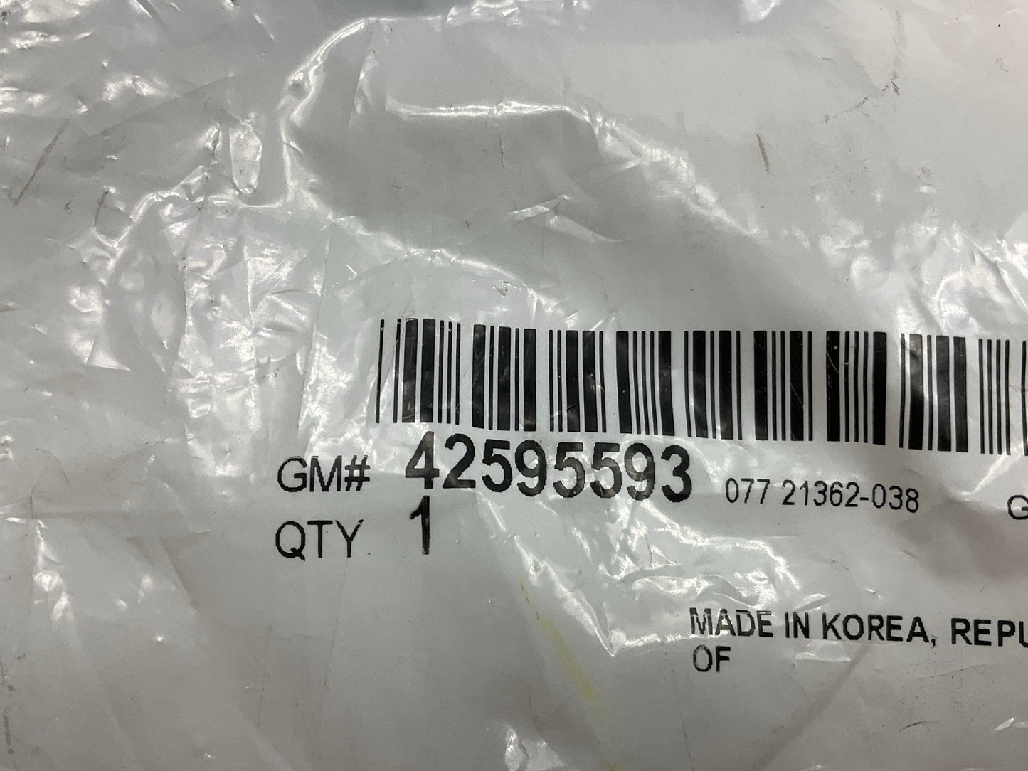 NEW - OEM GM 42595593 Hood Safety Catch 2017-2021 Chevrolet Trax W/ Remote Start