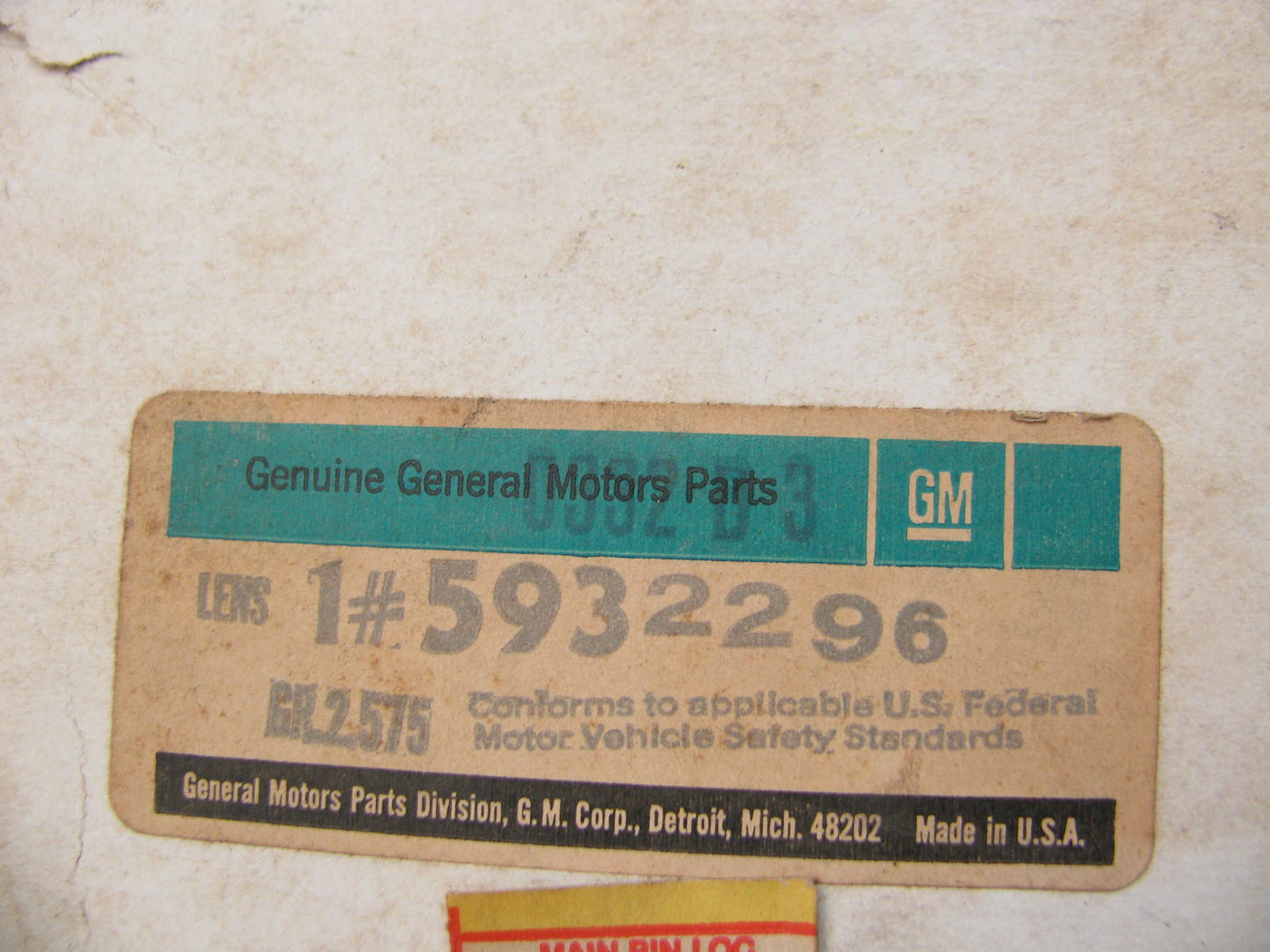 NOS 1980-83 Buick Century Rear Right Passengers Side Side Marker Reflector Lens