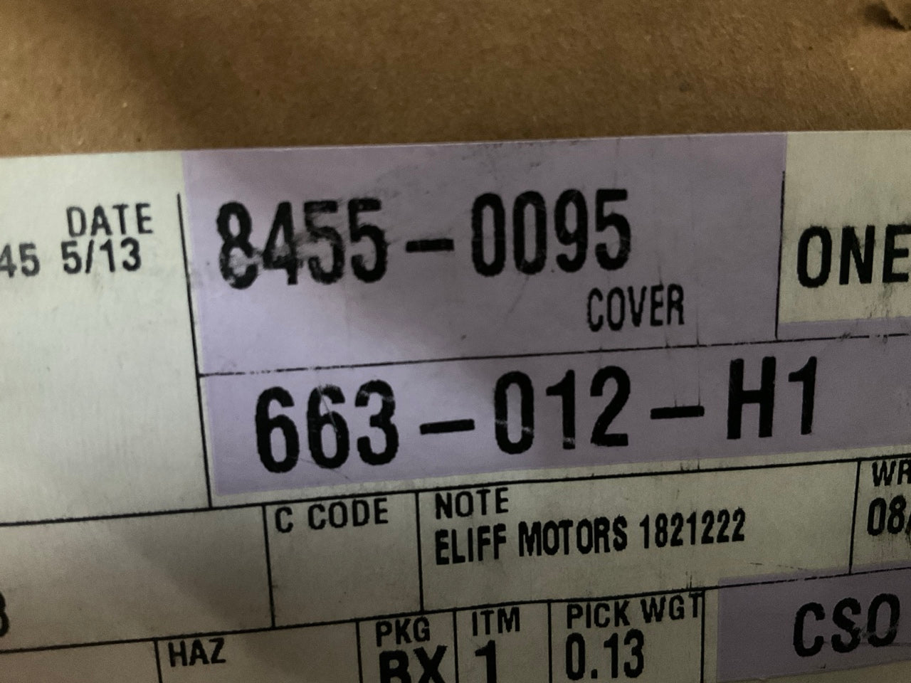 NEW GENUINE OEM Gm 84550095 Rear Right (40% Side) Seat Back Cover, DUNE Color